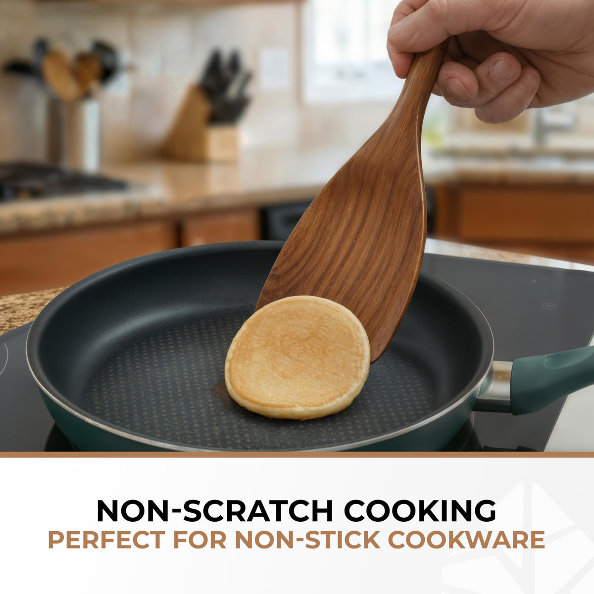 Woodenhouse teak utensils are easy to hand wash and dry after use.