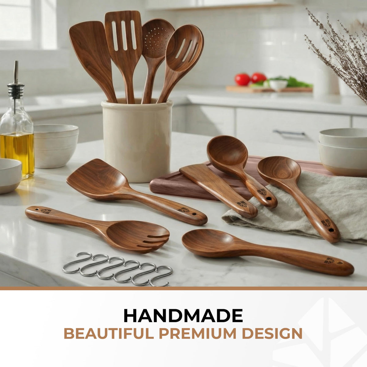 Woodenhouse teak wood features natural grain variation for premium aesthetics.