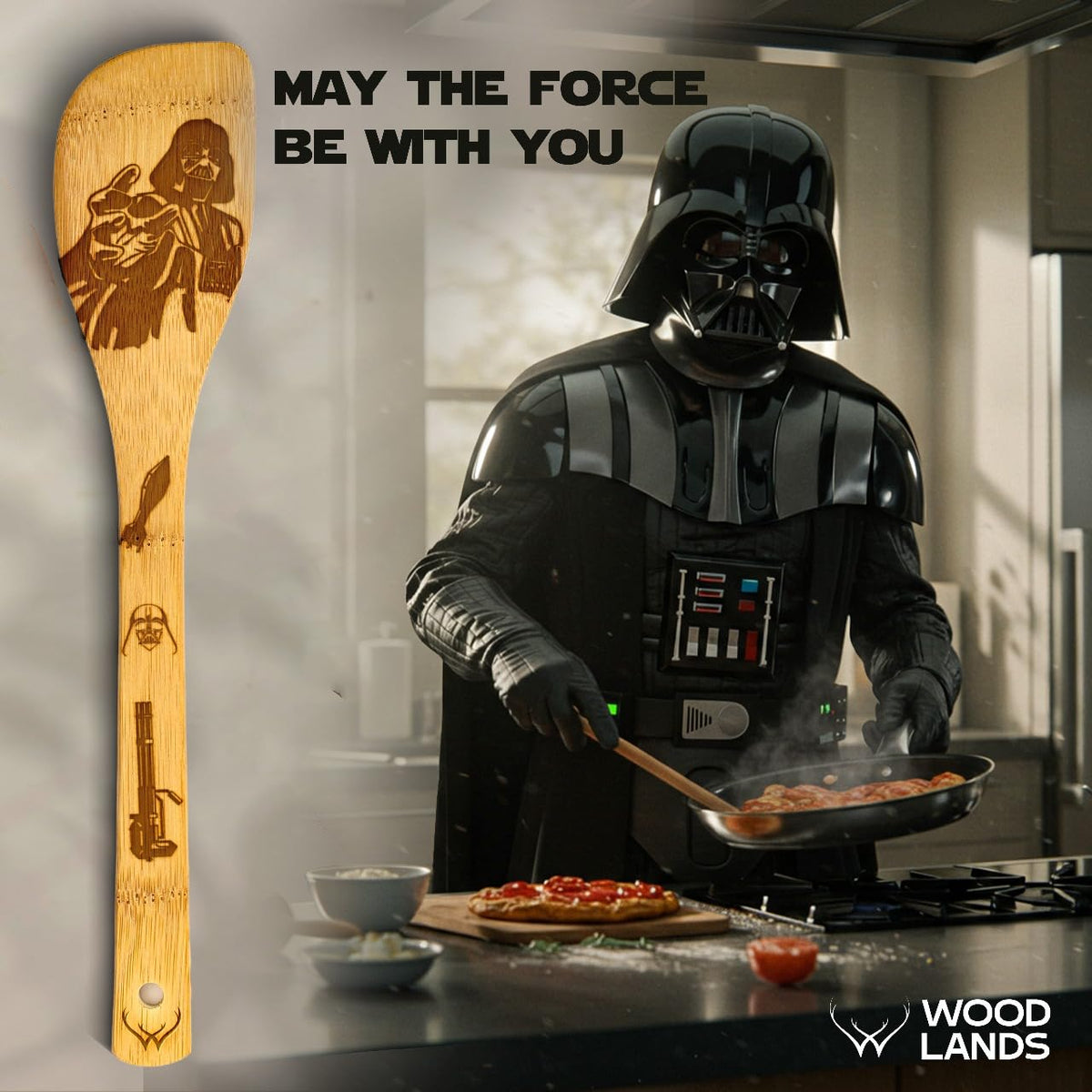 Woodlands USA eco-friendly bamboo utensils highlighting durability and light weight