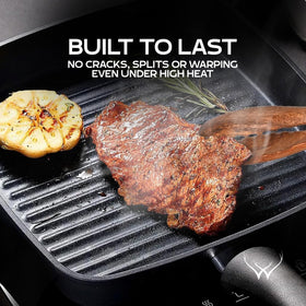Woodlands USA walnut tongs, ideal for grilling and serving at gatherings