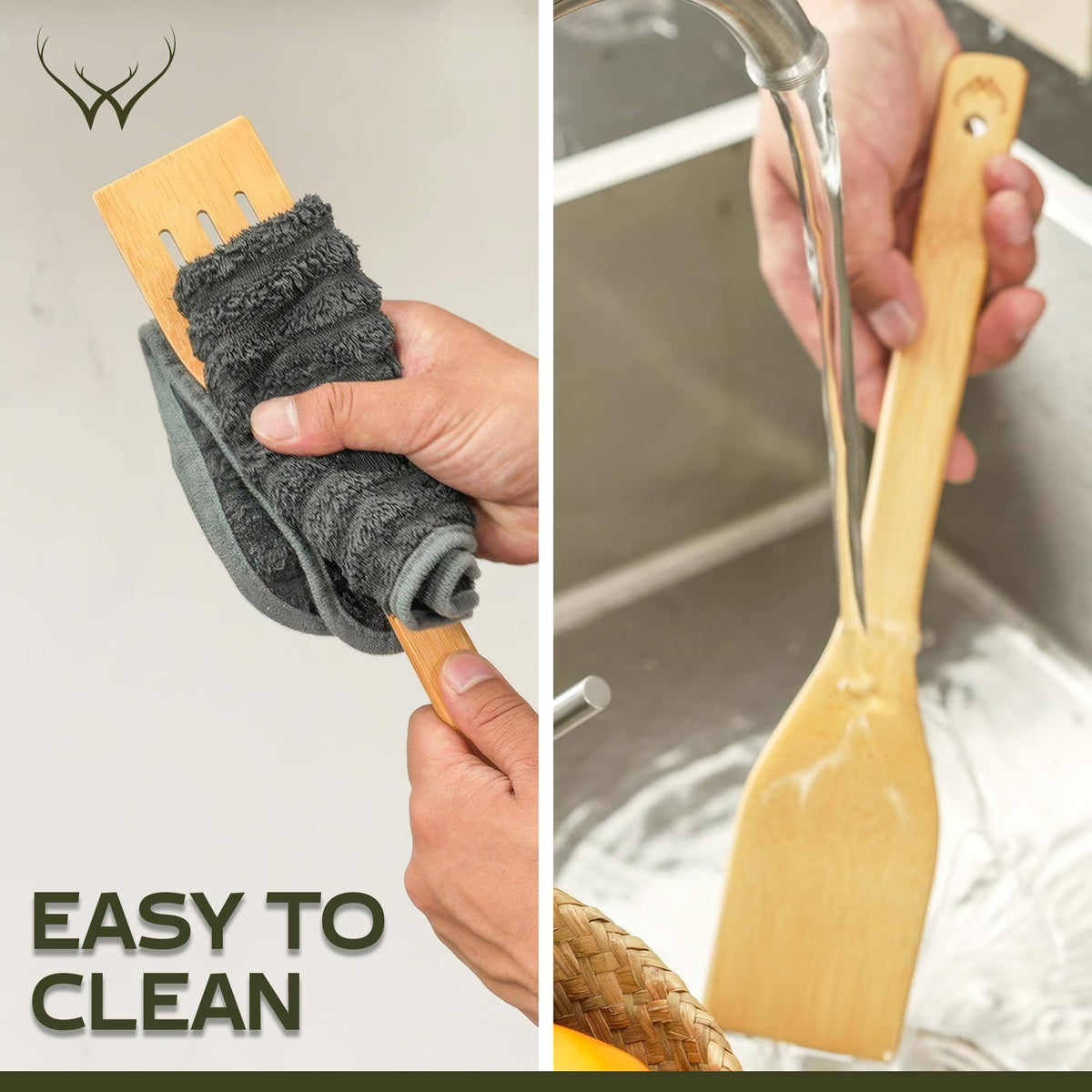 Woodlands USA handcrafted bamboo utensils for sustainable cooking