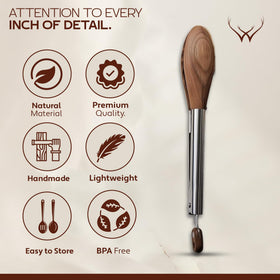 Woodlands USA air fryer compatible tongs, substitutes for metal tools