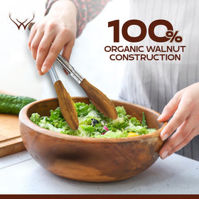 Woodlands USA premium kitchen tongs, easy to clean and reuse