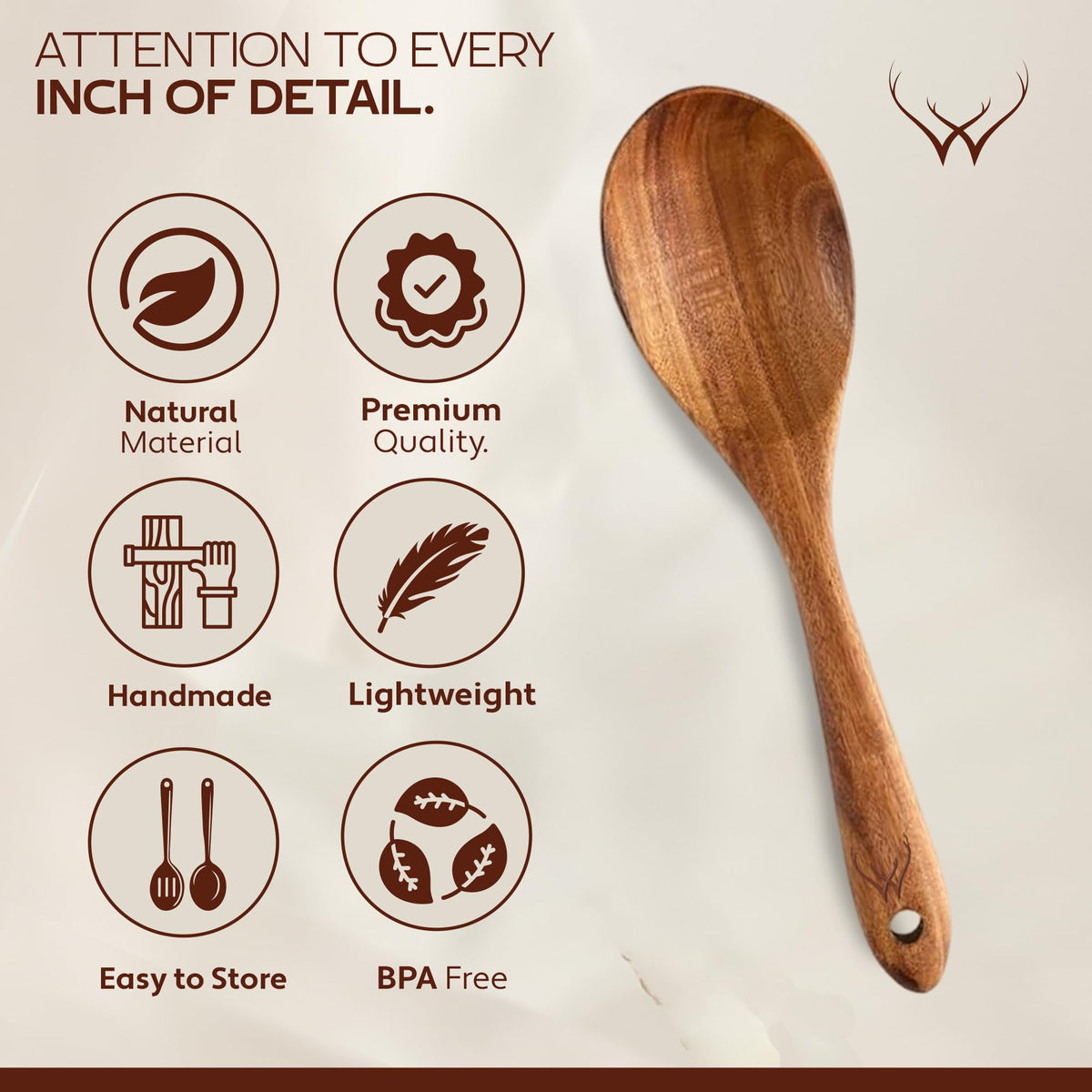 Woodlands USA teak skimmer for quick draining