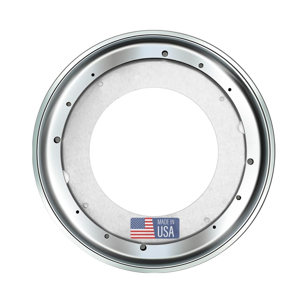 Woodpeckers Lazy Susan 9-inch ball bearing for smooth, heavy-duty rotation.