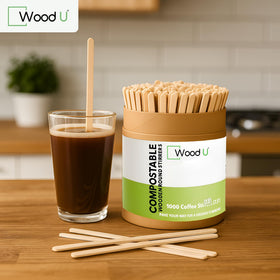 WoodU elegant wood finish adds a natural touch to any drink.
