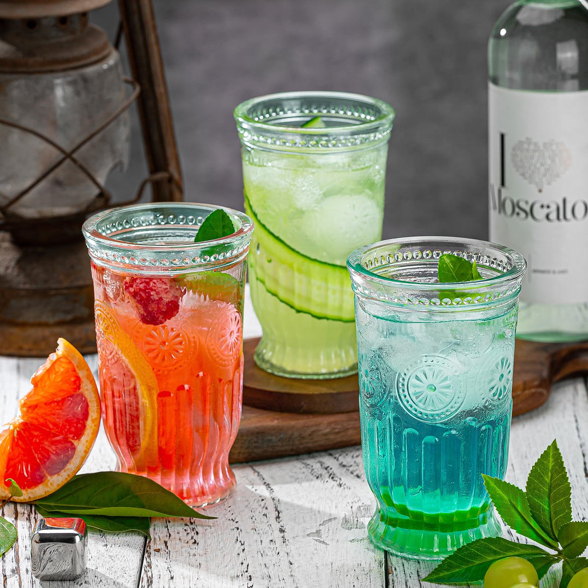Wookgreat elegant tall tumbler for water and table settings.