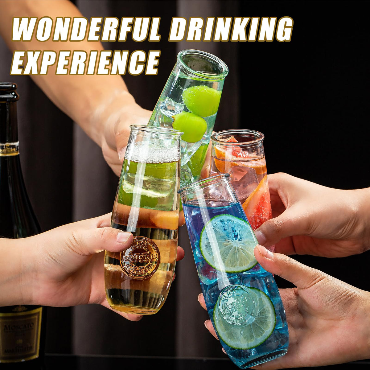 Wookgreat recycled glass material supports sustainability while entertaining guests