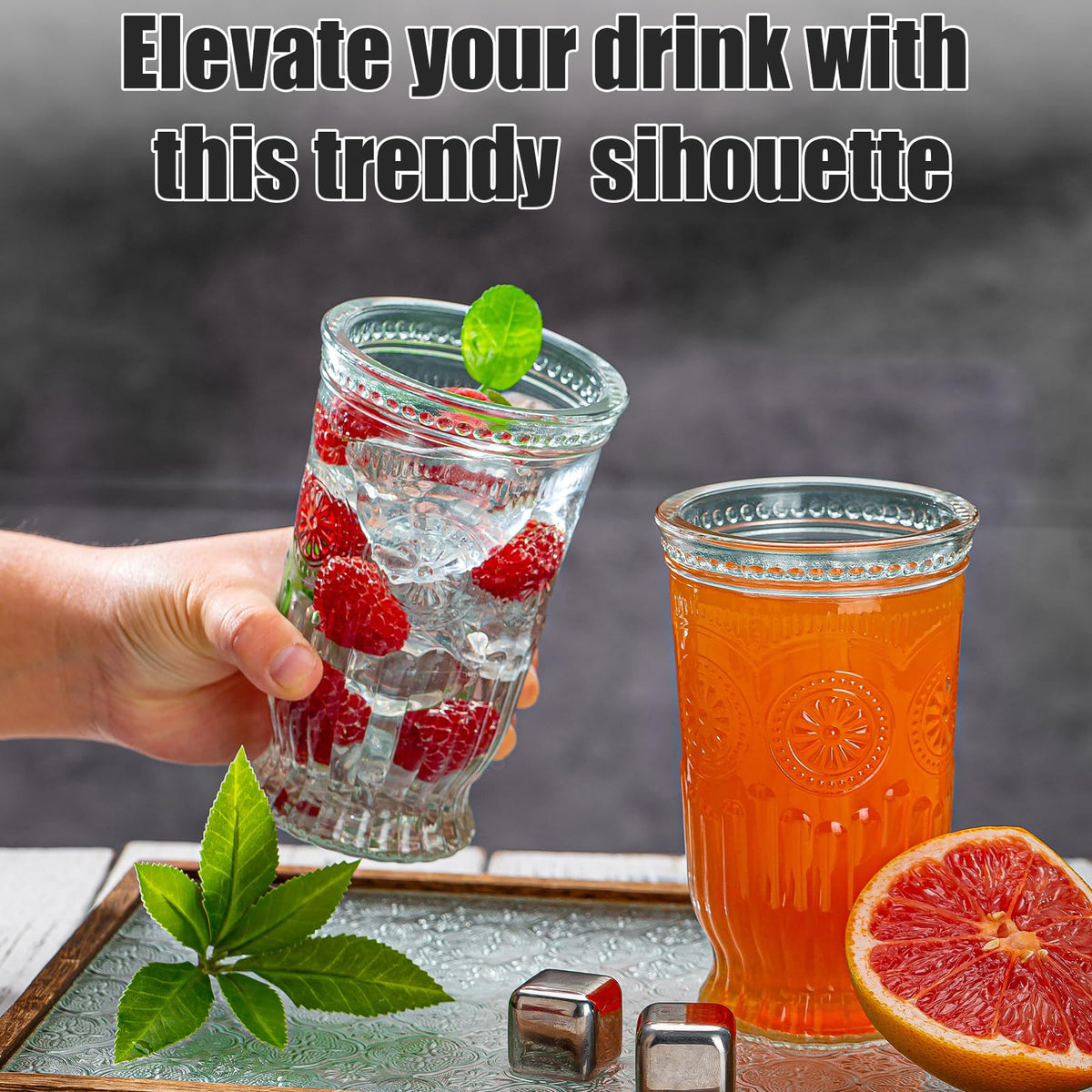 Wookgreat wedding and party glassware for elegant service and memorable toasts.