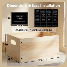 WooOrganix reinforced corners ensure durable, twist-resistant wood basket for long-term use.