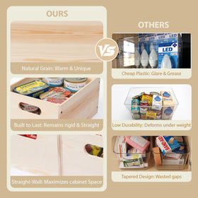 WooOrganix rustic gift wood crate offers practical charm for gifting.