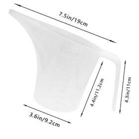 Woozettn 1000 ml capacity measuring cup for accurate liquid measurement.