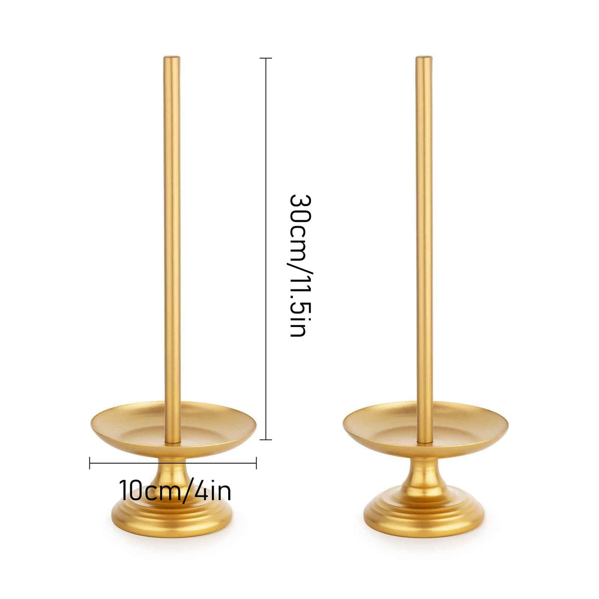 WOPARTY Donut Stand Metal 2-Pack perfect wedding decor display for a refined dessert table.