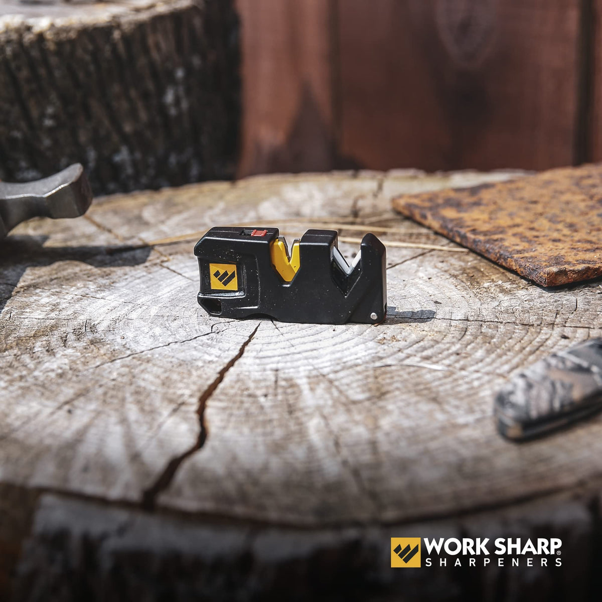Work Sharp EDC Pivot Plus convex carbide edge forms a durable, ready-to-use sharp blade.