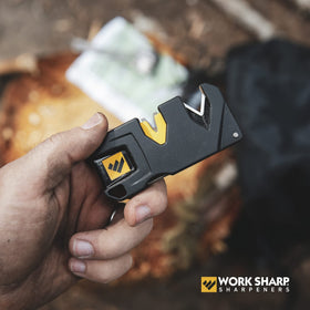 Work Sharp EDC Pivot Plus on-the-go use fits in packs, pockets, or tackle boxes.
