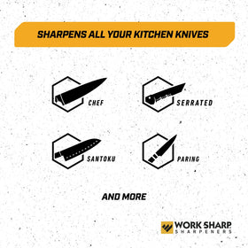 Work Sharp honing rod hanging for easy barbecue access.