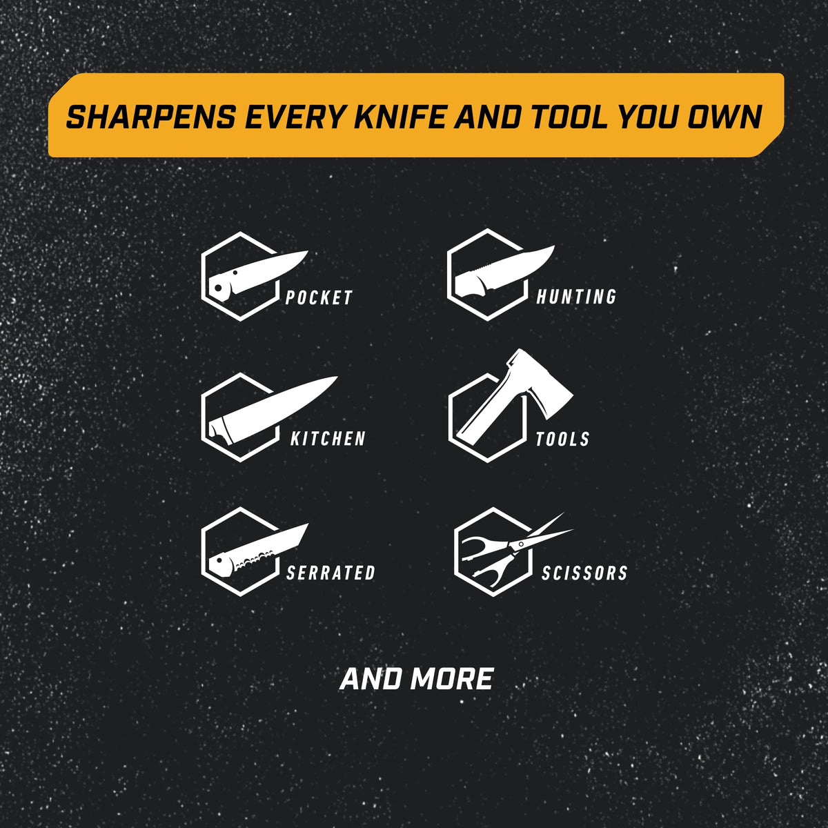 Work Sharp Ken Onion Elite Mk2 sharpening knives on the bench for accuracy.