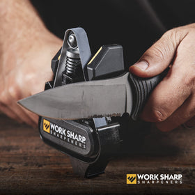 Work Sharp MK2 safe, stable operation suitable for garage and workshop.
