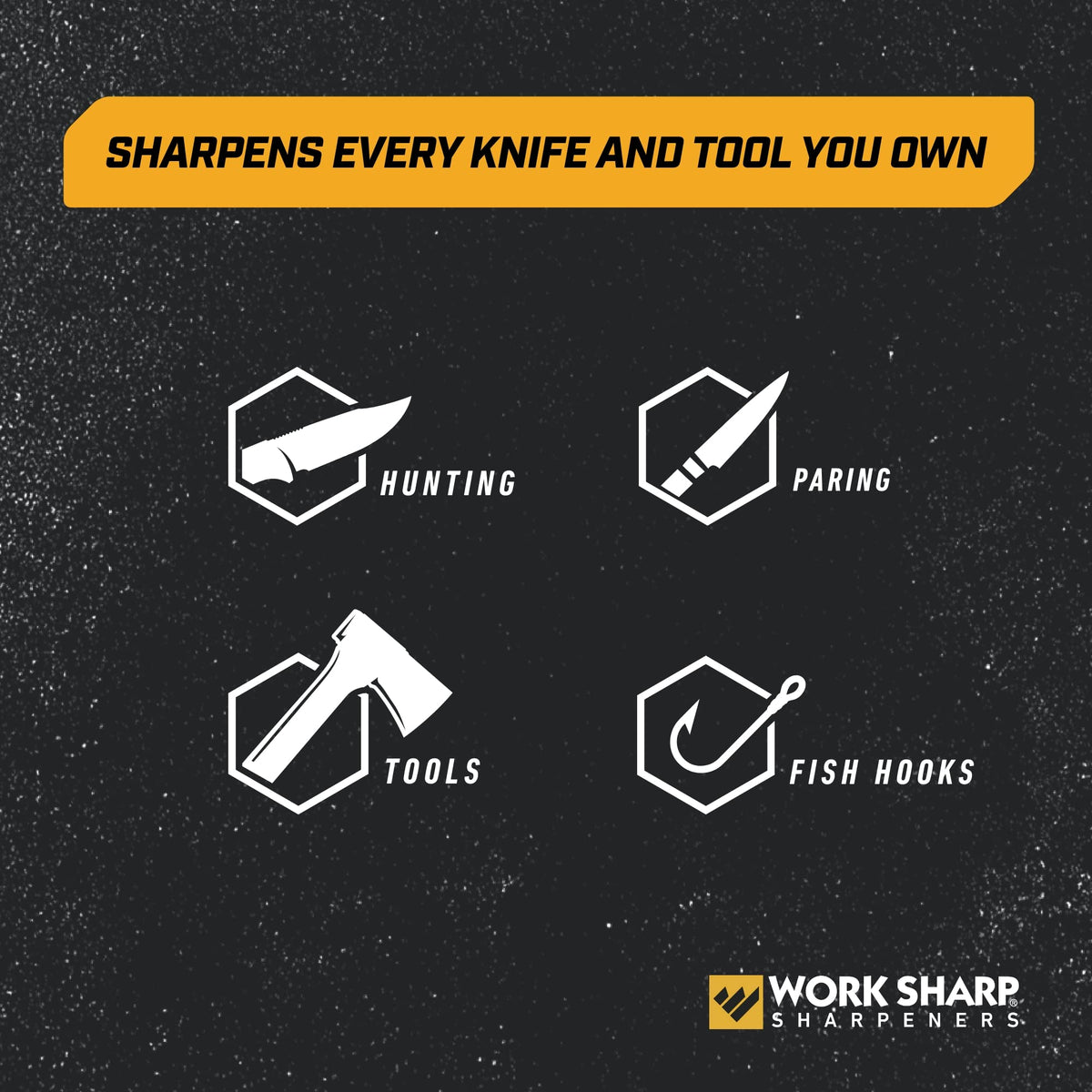 On-the-go sharpening with the Work Sharp Pivot follows the blade's natural curve.