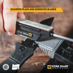 Work Sharp Precision Adjust Elite packaging and Oregon design pedigree highlighted.