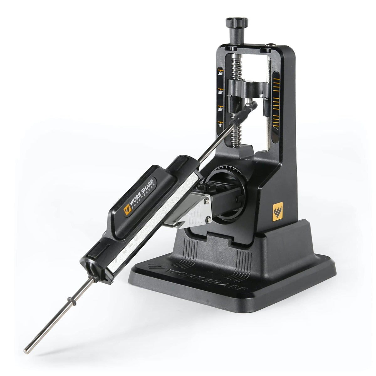 Work Sharp Precision Adjust Knife Sharpener angle-guided setup for consistent edges