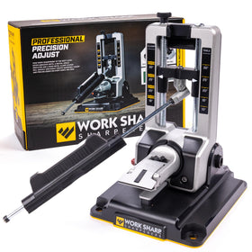 Work Sharp Professional Precision Adjust Knife Sharpener with angle dial enables precise bevels