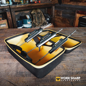 Work Sharp Upgrade Kit carry case keeps components organized and portable