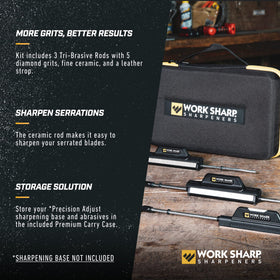 Work Sharp Upgrade Kit 220 grit diamond abrasive for aggressive material removal