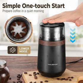 WORKPRO HAUSHOF grinder removable stainless steel bowl for easy filling