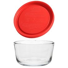 World Kitchen Pyrex tempered glass bowls resist stains and odors for daily use.