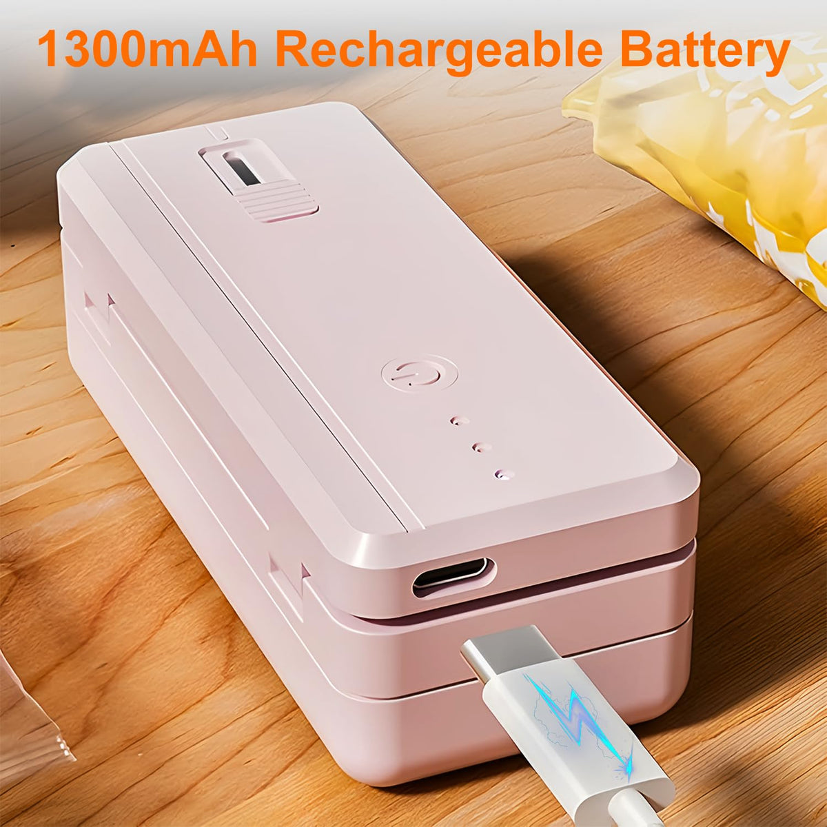 WOSERLD USB rechargeable battery provides cordless convenience.