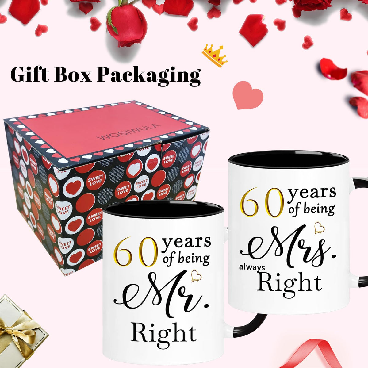 WOSIWULA 11oz mugs ideal for coffee, tea, and hot chocolate in daily routines.
