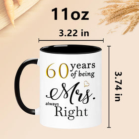 Dishwasher and microwave safe WOSIWULA mugs for convenient cleaning and reheating.