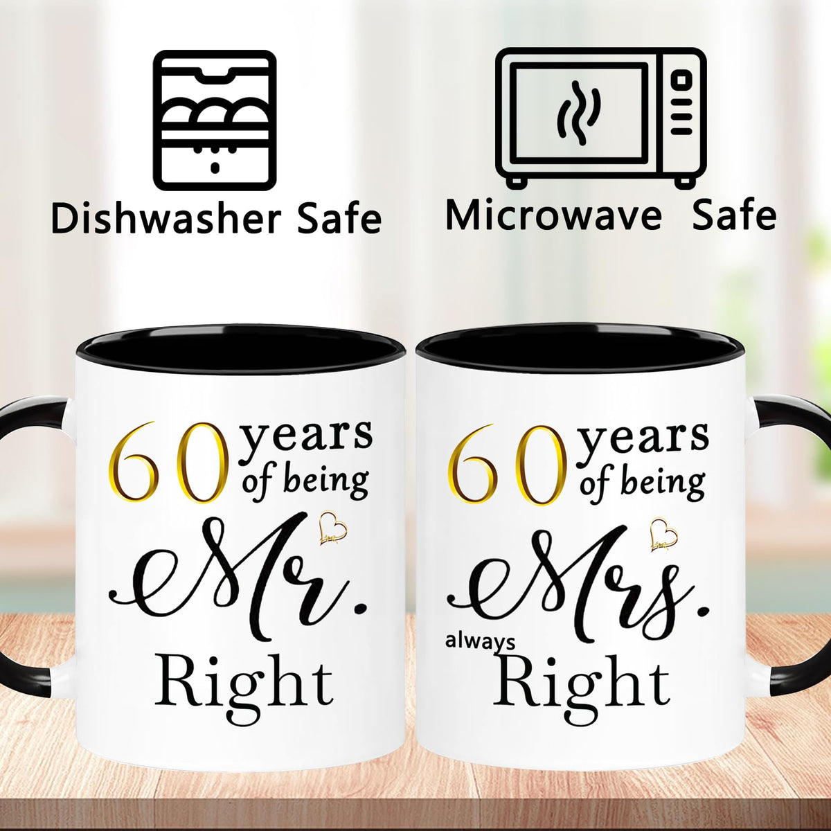 Ergonomic handle and non-slip base on WOSIWULA mugs for stable daily use.