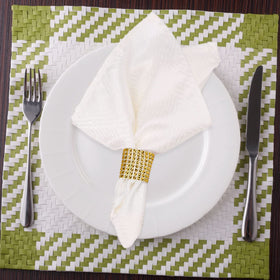 Wotoban party decor napkin buckle gold for festive celebrations.