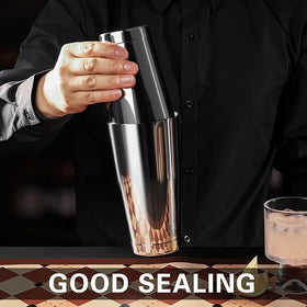 WOTOR Boston Shaker stainless steel build delivers durable, professional-grade barware.
