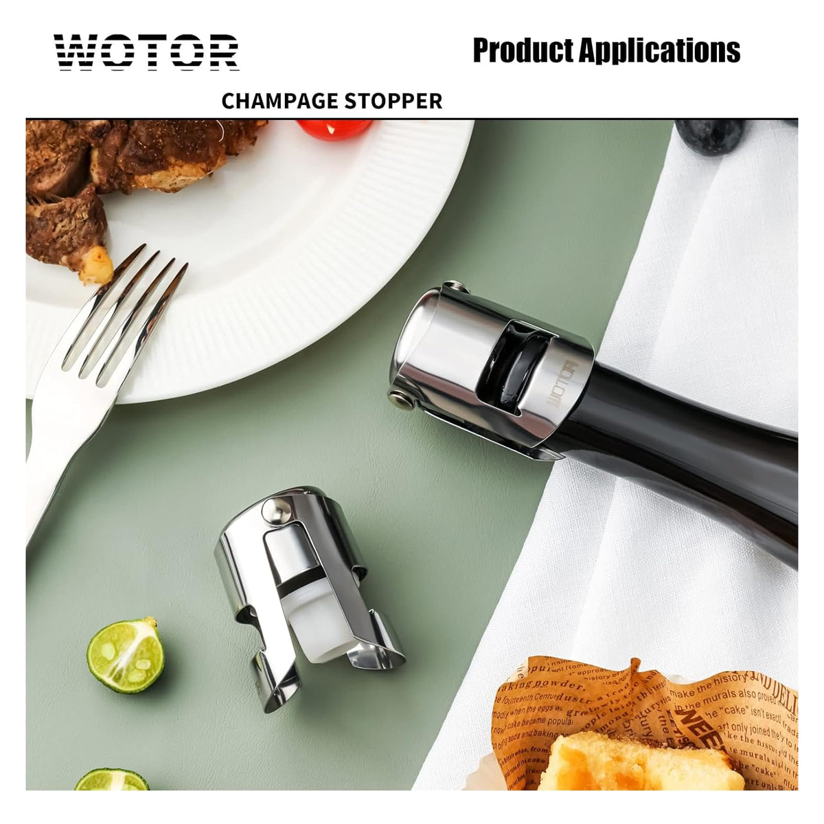 WOTOR bottle-preservation-10-days keeps opened sparkling wine tasting close to fresh.