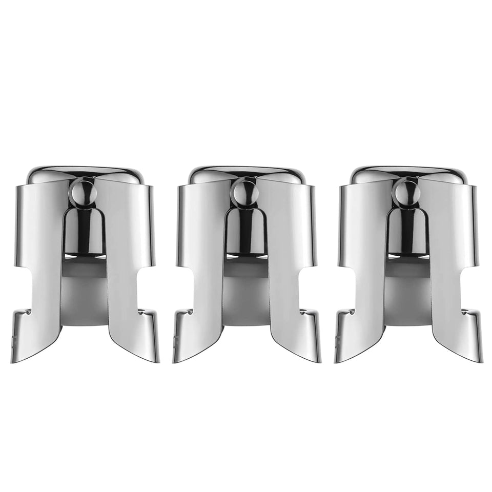 WOTOR champagne stopper silicone-seal keeps sparkling wine fresh after opening.
