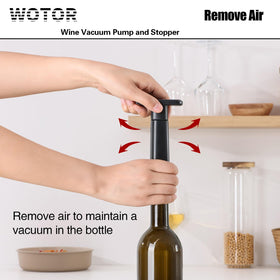 WOTOR easy-to-use pump with clear sealing steps.