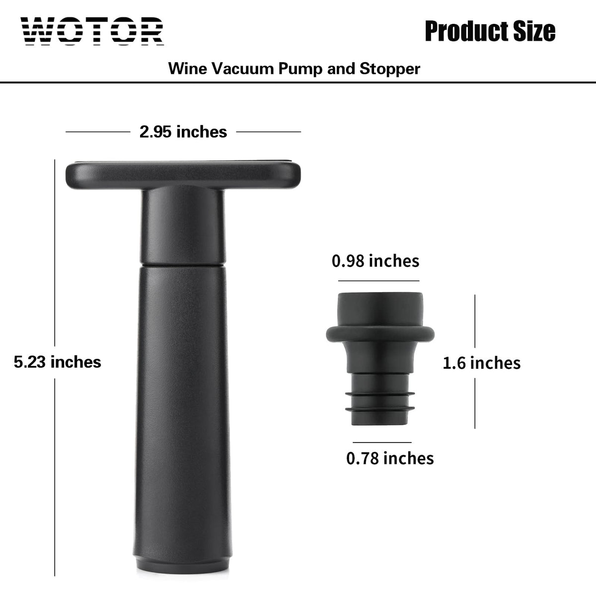 WOTOR Easy to use seal device for quick freshness.