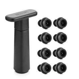 WOTOR wine saver pump demonstrates compact design for preserving wine flavor