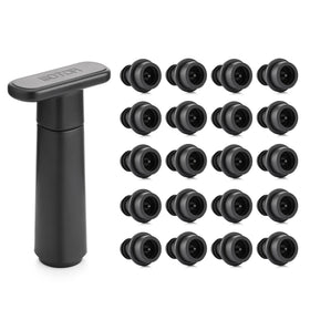 WOTOR wine saver pump seals the bottle to preserve aroma.
