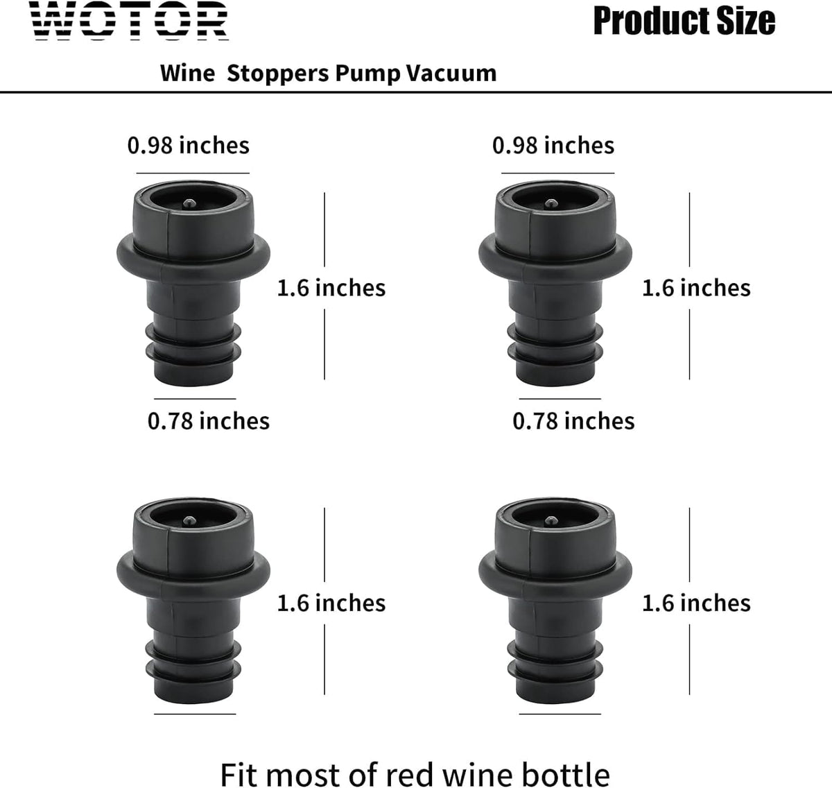 WOTOR stoppers at a bar, enabling quick preservation between pours.