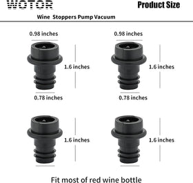 WOTOR stoppers at a bar, enabling quick preservation between pours.