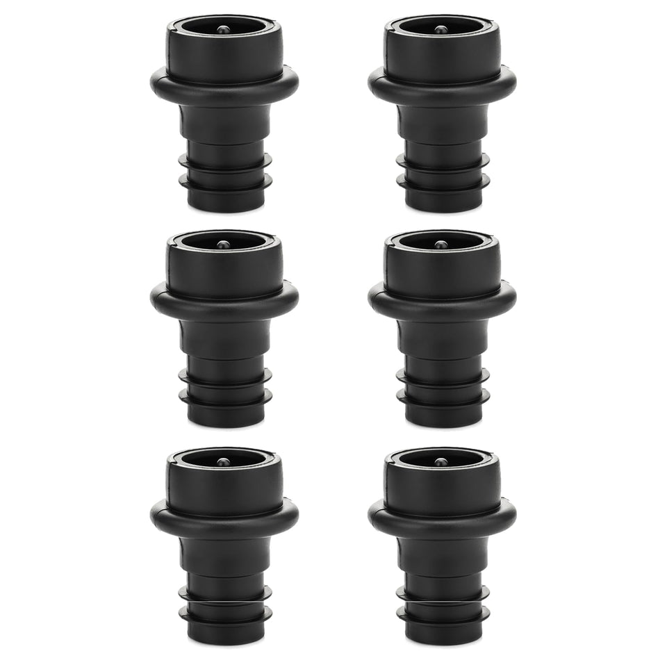 WOTOR wine stoppers six-pack front view for everyday home use.