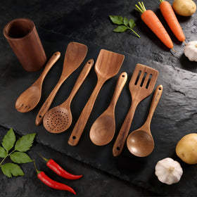 WOTTISH slotted spatula for stirring and draining safely
