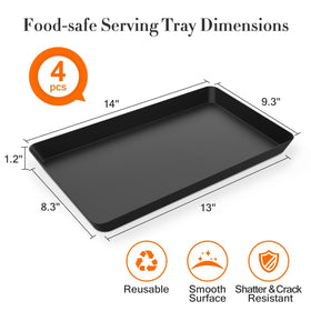 WOWBOX fruit and cookie serving tray keeps treats neatly organized and accessible