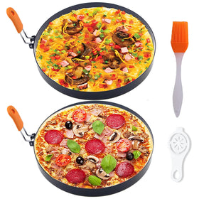 WOWITIS 8-inch omelette ring on a pan for evenly shaped eggs