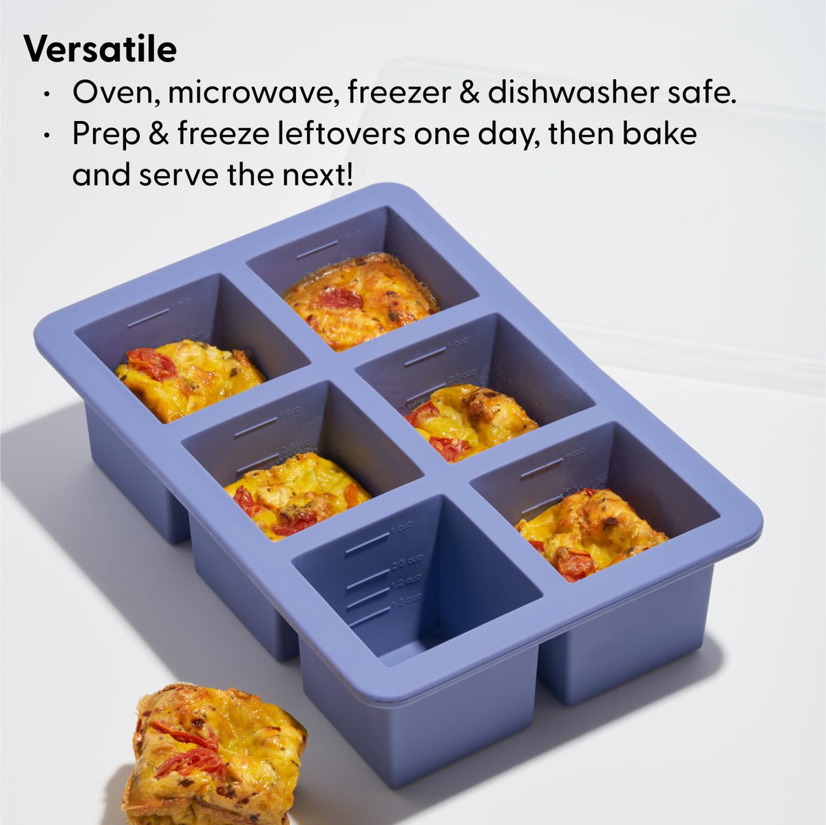 W&P Cup Cubes freeze portions for quick meals and snacks.