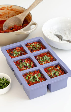 W&P Cup Cubes store in fridge or pantry for versatile meal planning.
